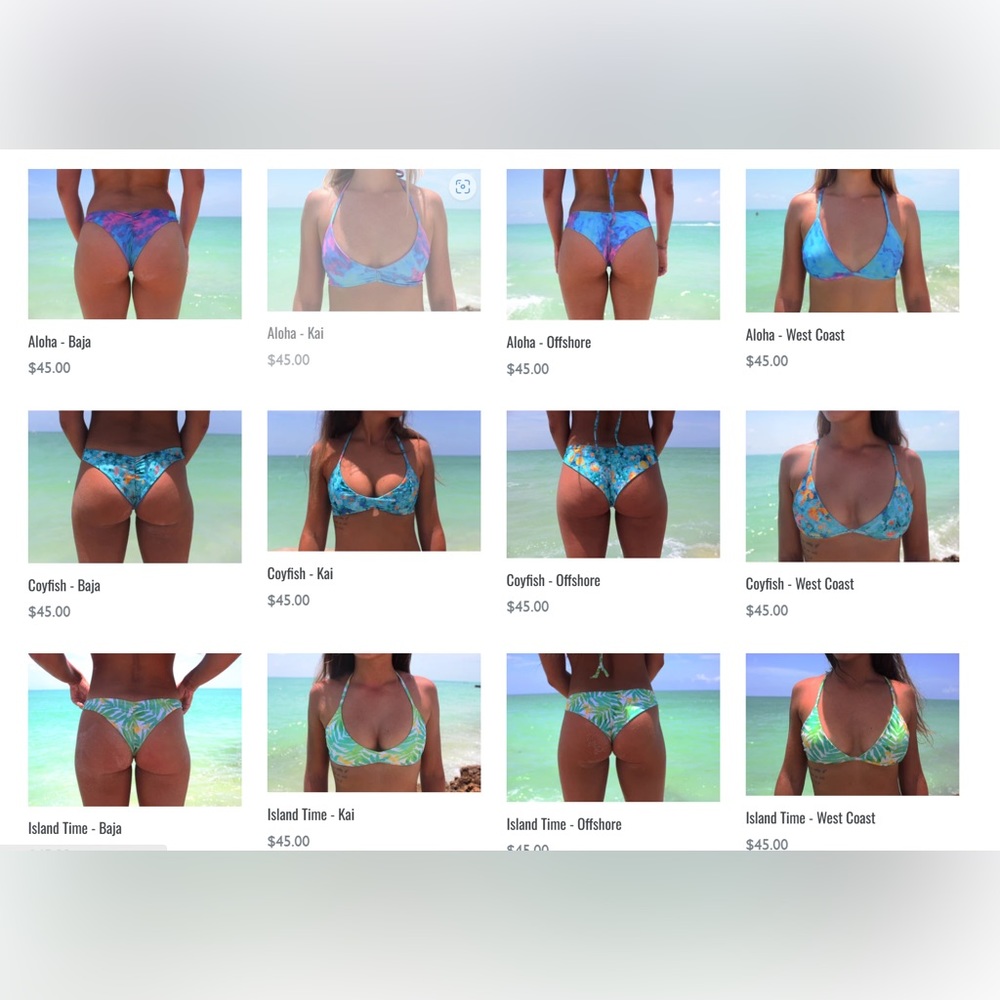 Nalu Bikinis - I have most styles/colors available
